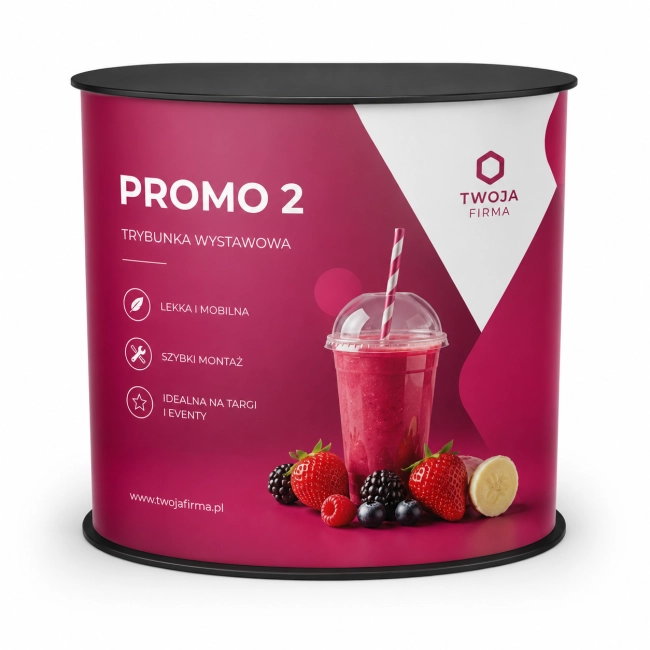 Trybunka reklamowa PROMO 2 – stoisko targowe i promocyjne